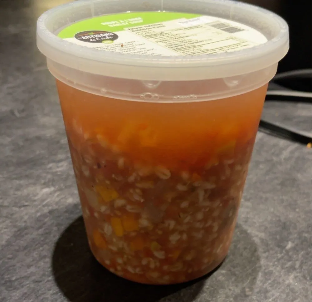 Soupe  orge