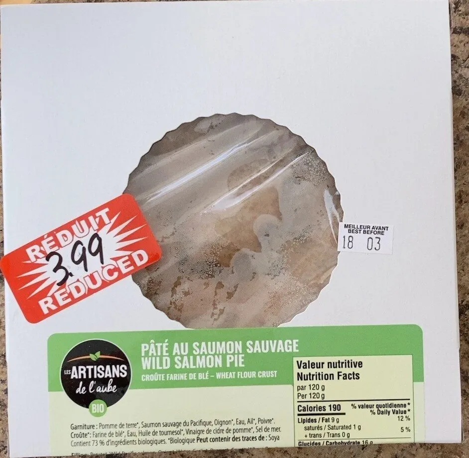 Pâté au saumon sauvage