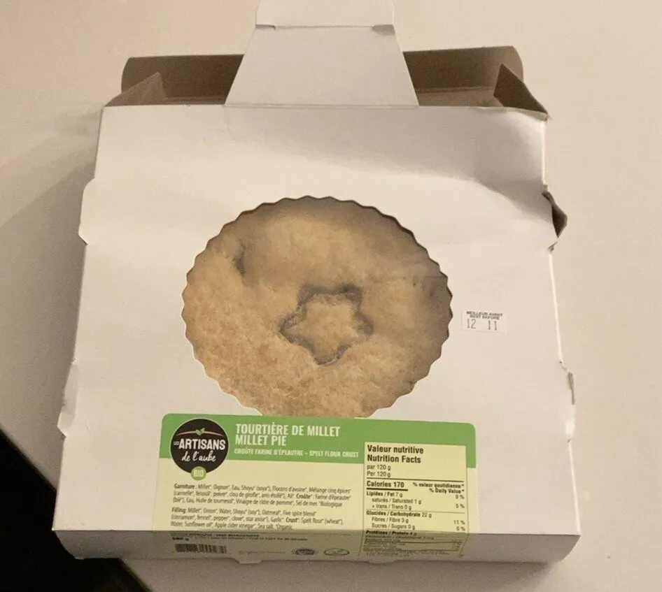 Tourtière de millet