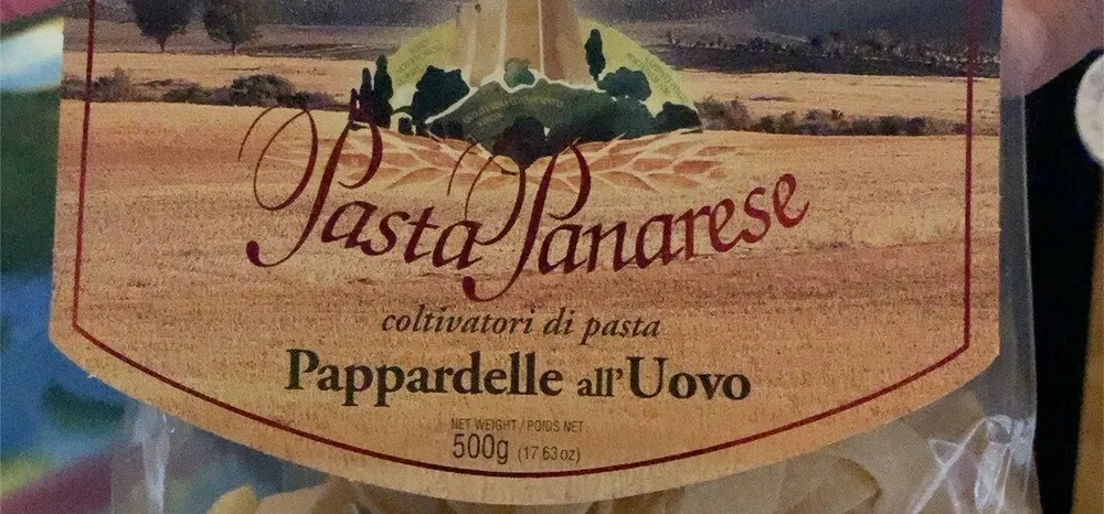 Pappardelle all’uovo