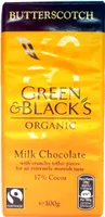 Green & Black's Organic Butterscotch Milk Chocolate 37% Cocoa