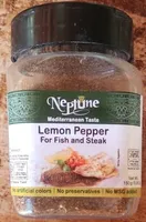 Lemon pepper (for fish and steak)