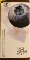 Barre chocolatée aux bleuets