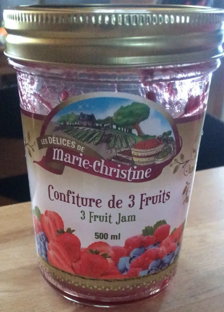 Confiture de 3 fruits