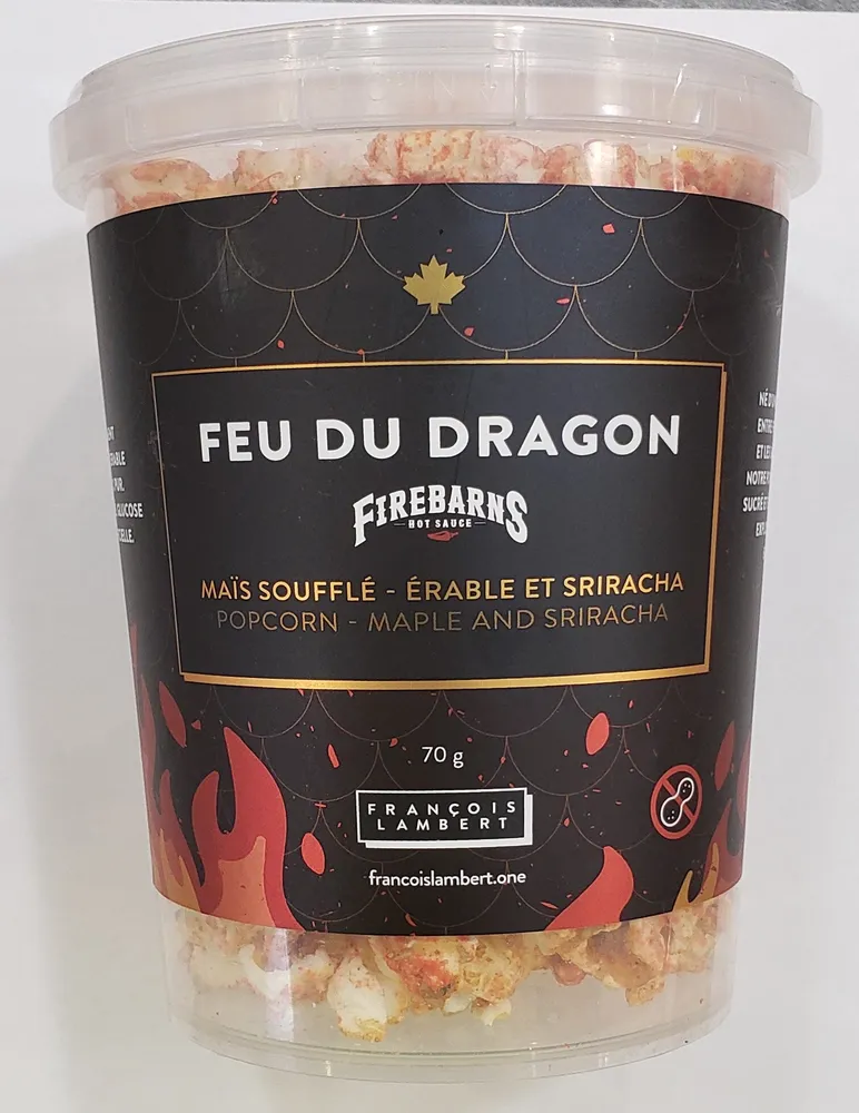 Feu du dragon - Maïs soufflé érable et sriracha