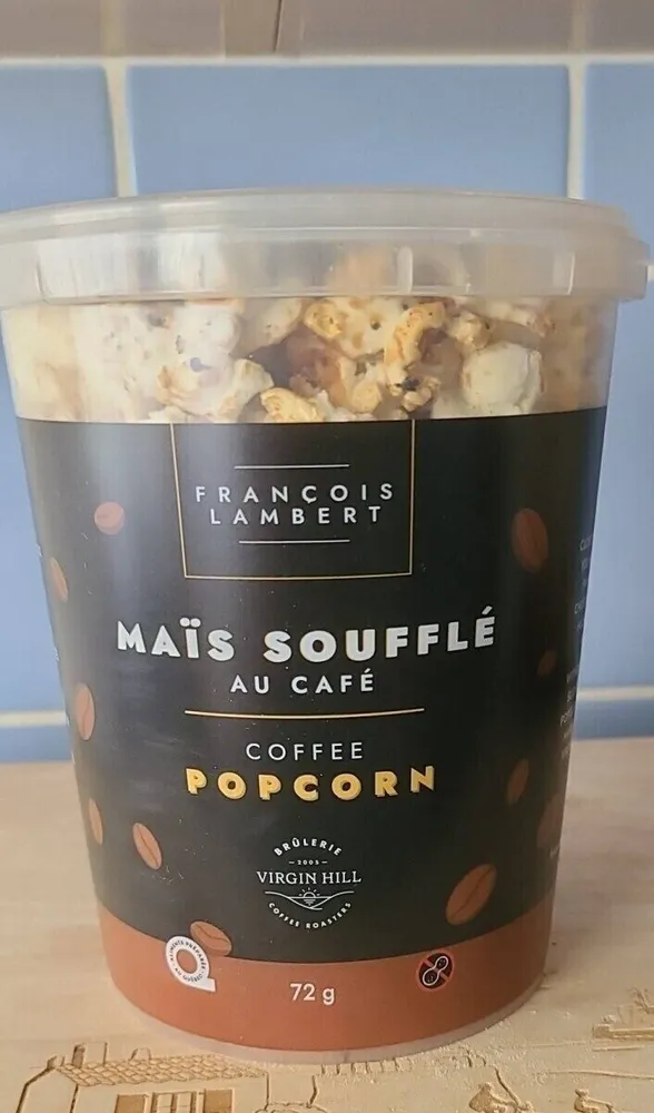 Maïs soufflé au café