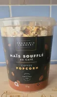 Maïs soufflé au café