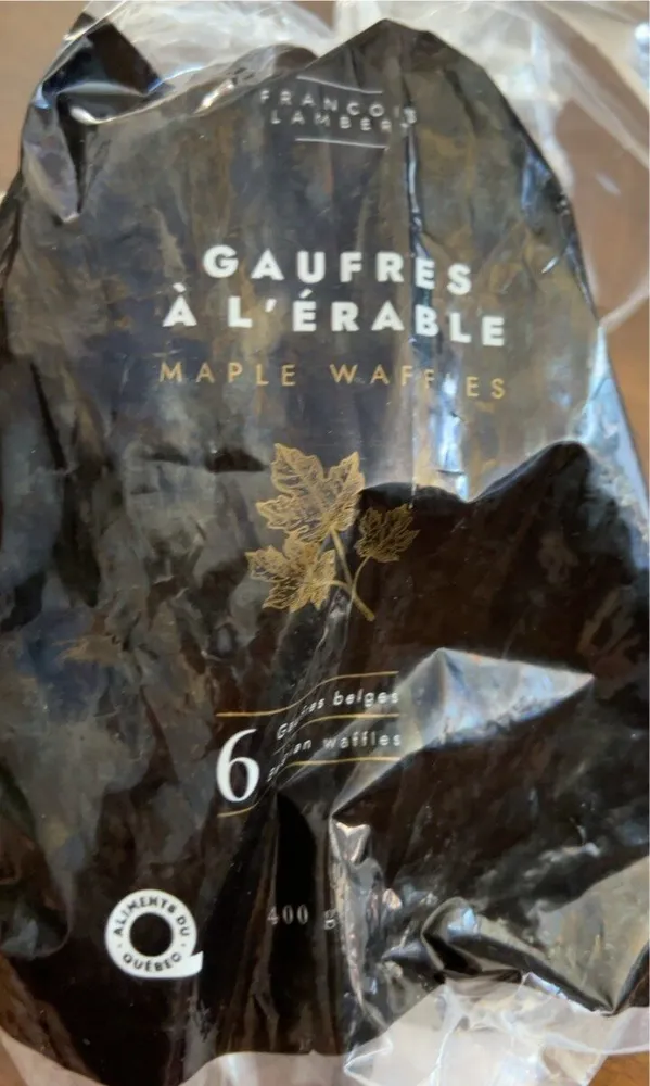 Gauffres à l'érable