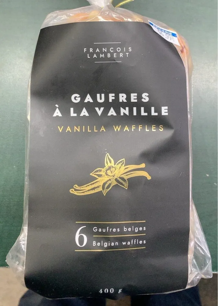 Gaufres a la vanille