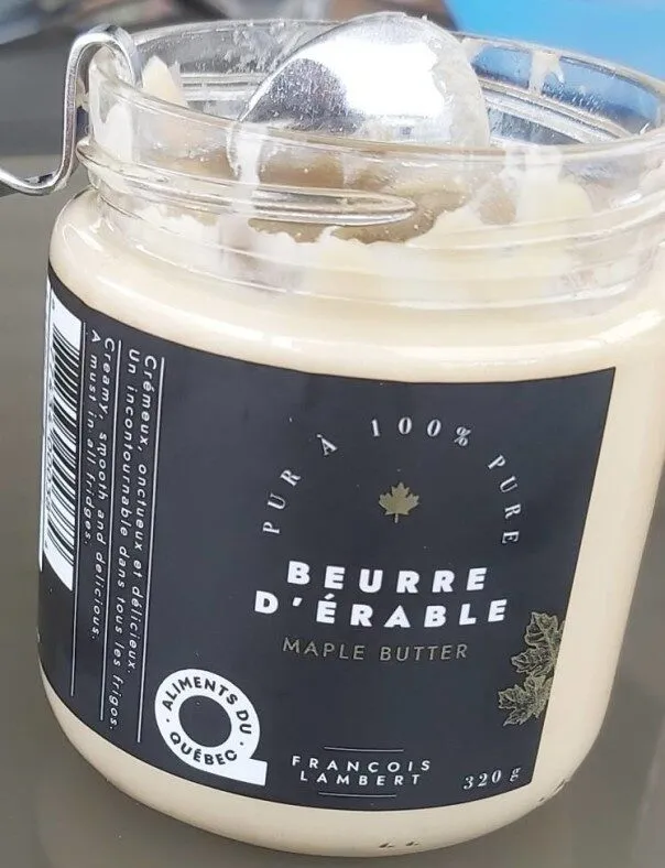 Beurre d'érable