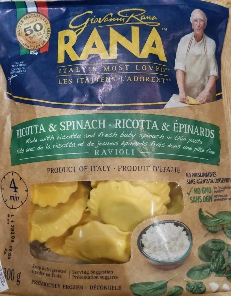 Raviolis Ricotta & Épinards