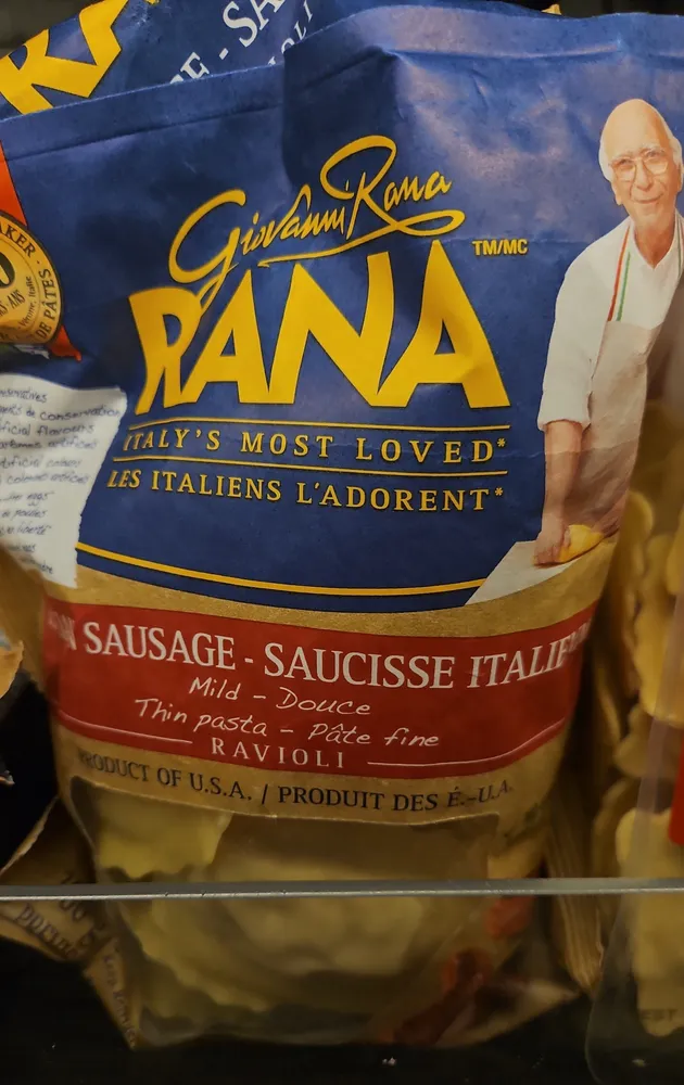Ravioli saucisse italienne