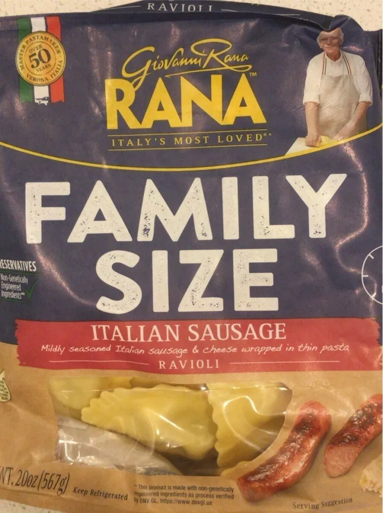 Ravioli italian sausage
