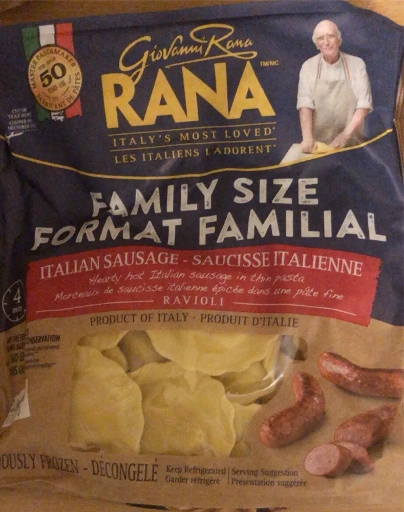 Ravioli - saucisse italienne