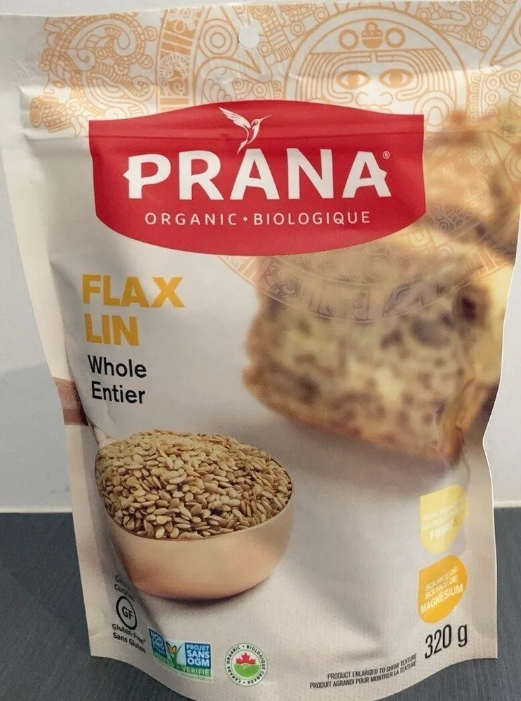 Prana Organic Whole Flax Seeds