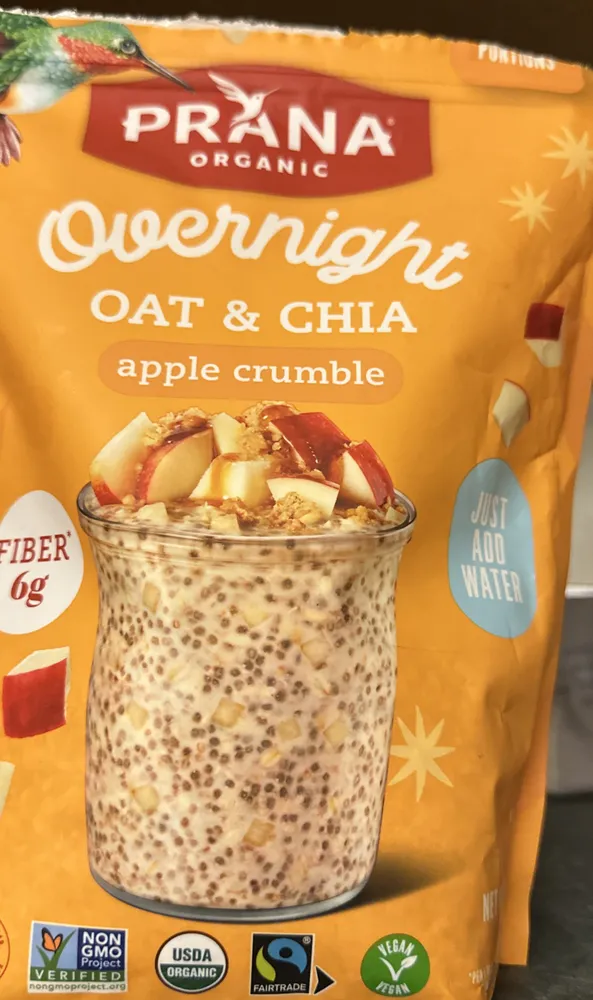 Overnight Oat & Chia apple crumble