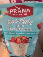 Overnight Chia Oats Strawberry Shortcake