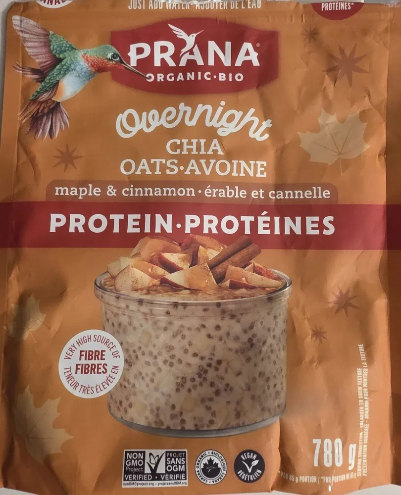 Maple Cinnamon Overnight Chia Oats
