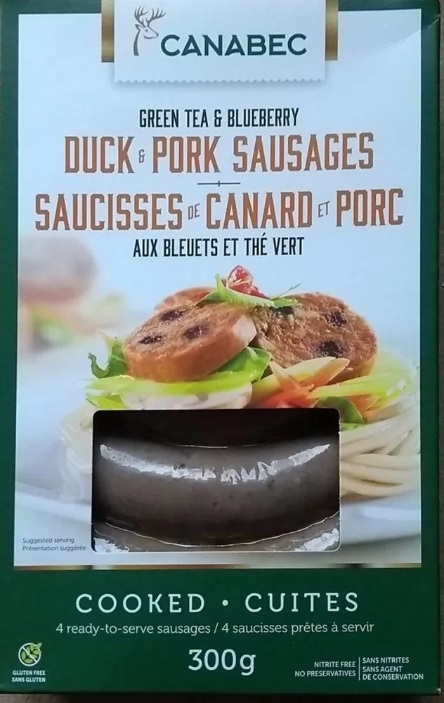 Saucisses canard et porc