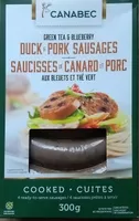 Saucisses canard et porc