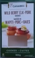 Saucisses wapiti et porc