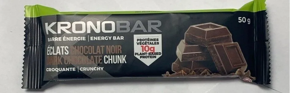 Barre Énergie Éclats Chocolat Noir