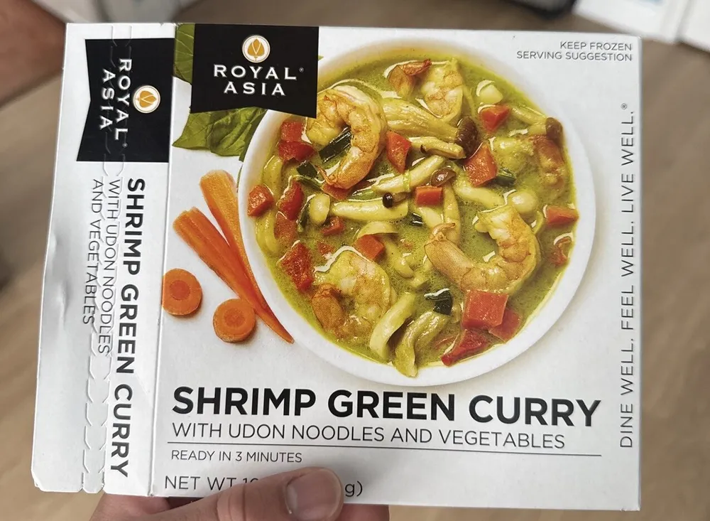 Shrimp Green Curry Udon