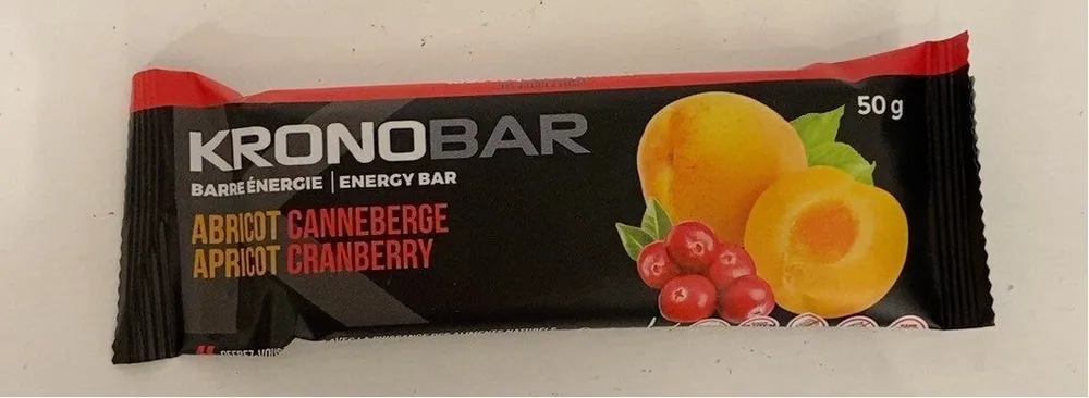 Barre Énergue Abricot Canneberge