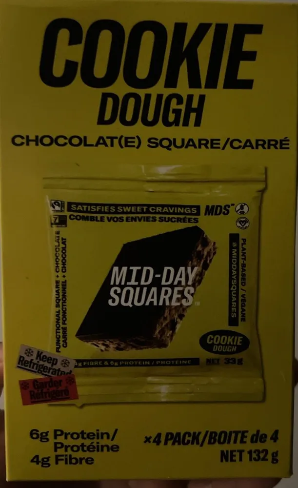 MID-DAY SQUARES Chocolat(e) Cookie Dough Bars/Barres