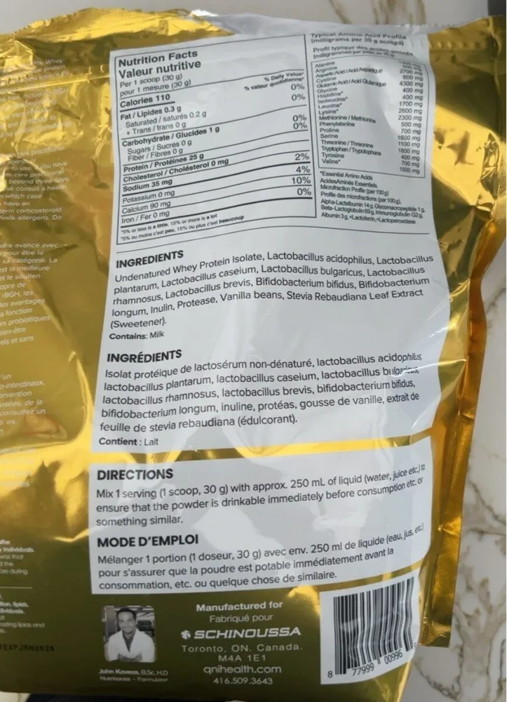 New Zealend Protien French Vanilla