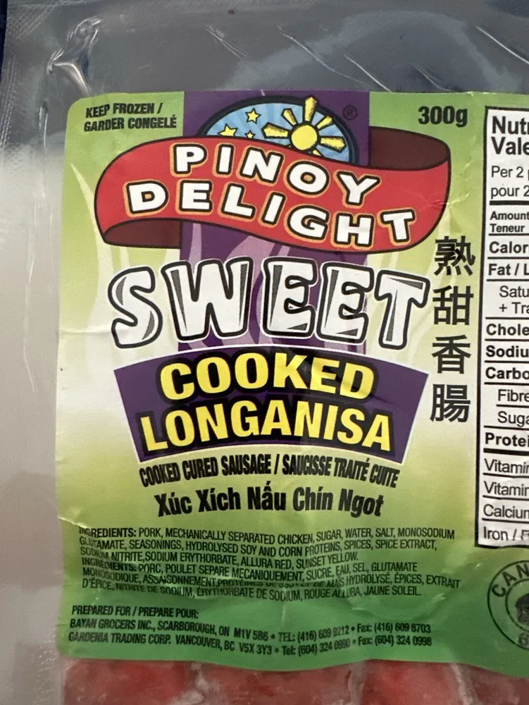 Sweet Cooked Longanisa