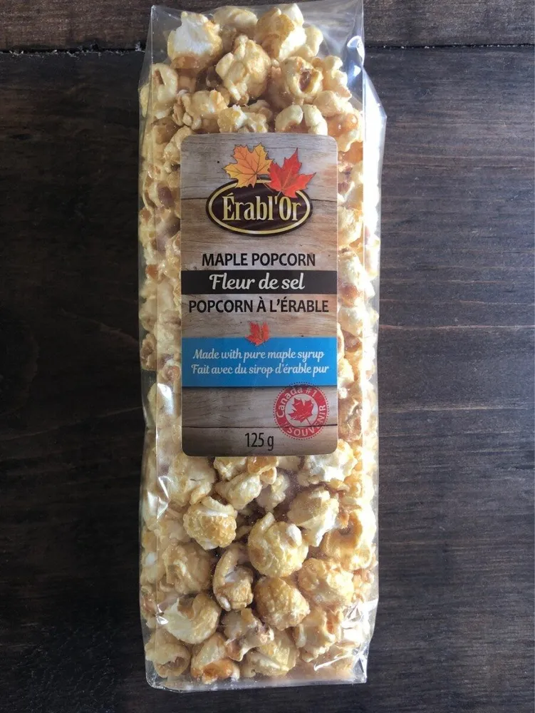 Popcorn à l'érable