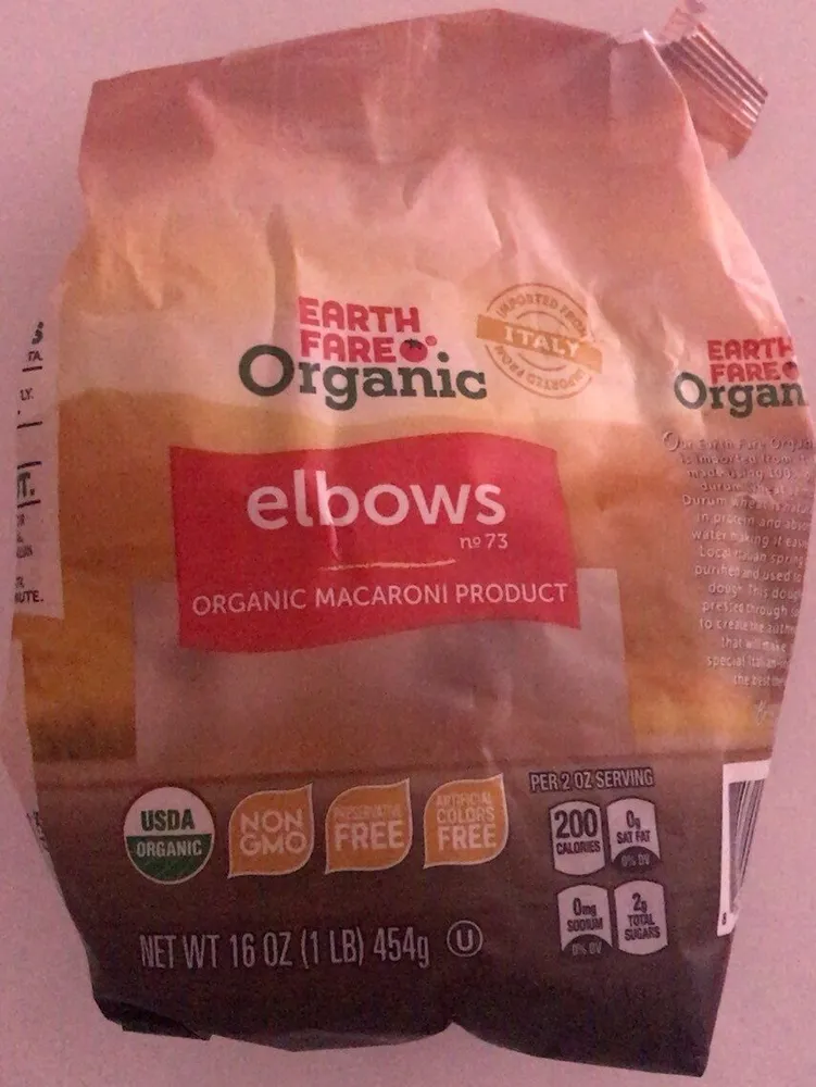 Organisue macaroni product
