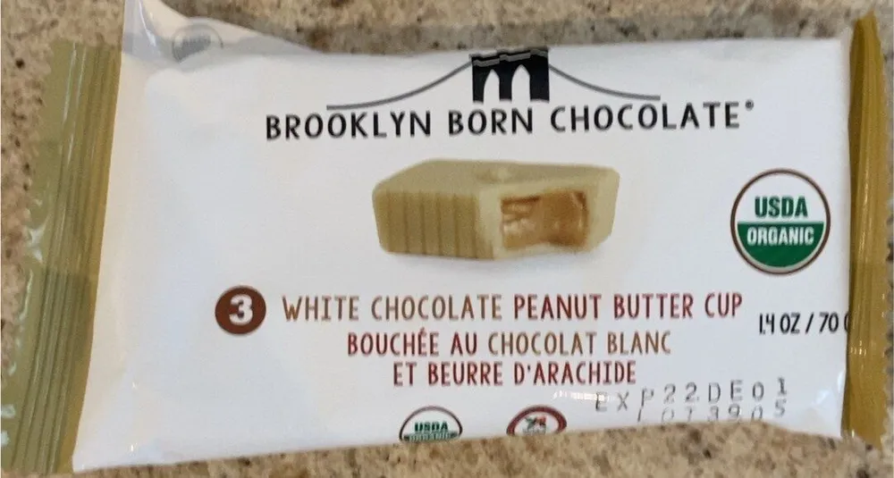White chocolate leanut butter cup