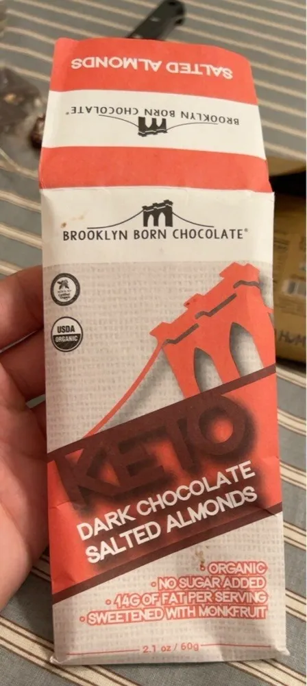 Keto dark chocolate