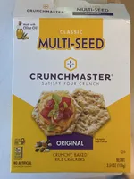 Crunchy, Baked Rice Crackers