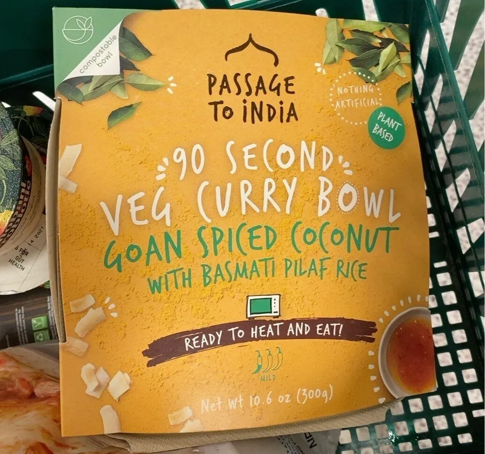 veg curry bowl