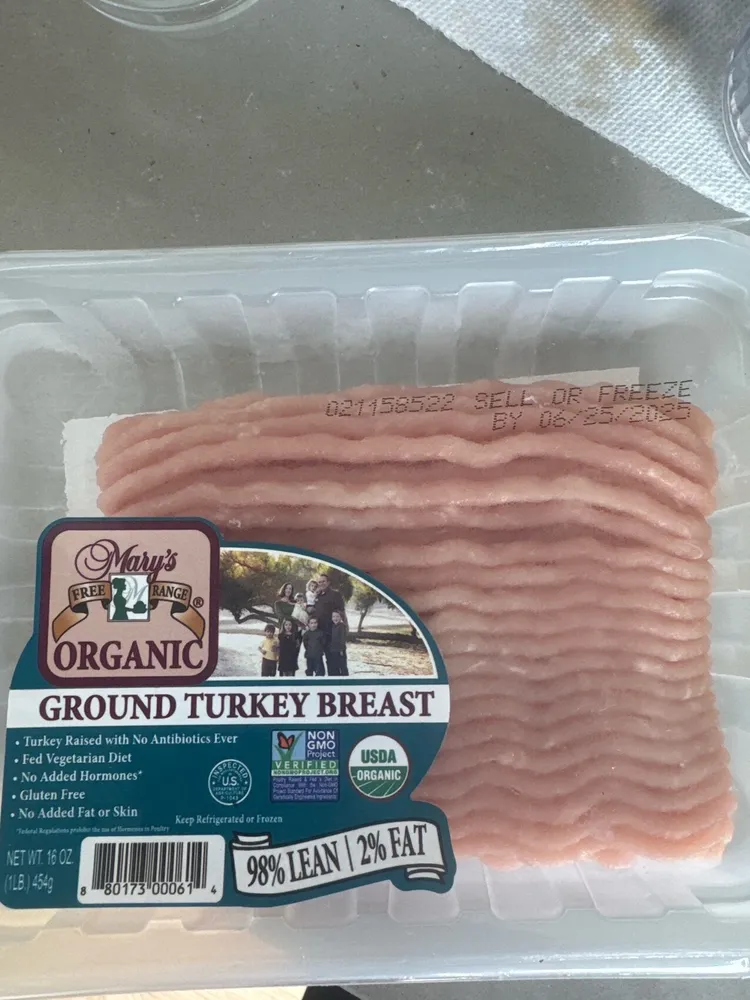 Organic Ground Turkey Breast