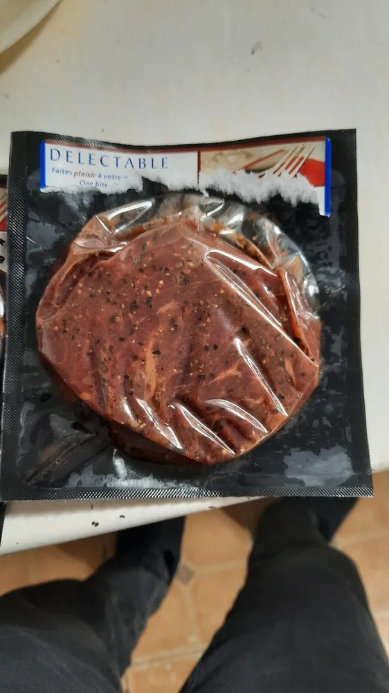 3 peppers marinated beef steak