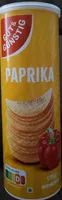 Stapelchips aus Kartoffeln mit Paprikageschmack
