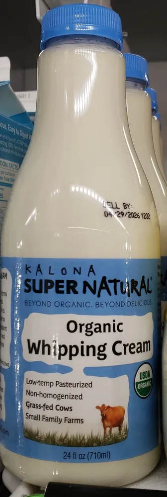 Organic Whipping Cream