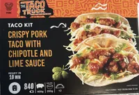 Crispy Pork Taco With Chipotle And Lime Sauce