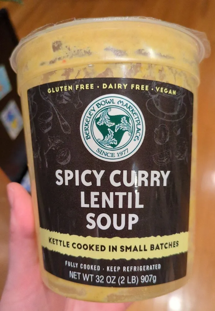 Spicy Curry Lentil Soup