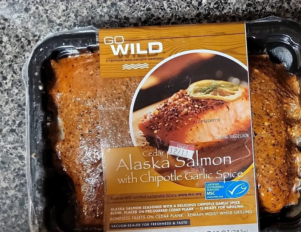 Keta Salmon with Chipotle Garlic Spice