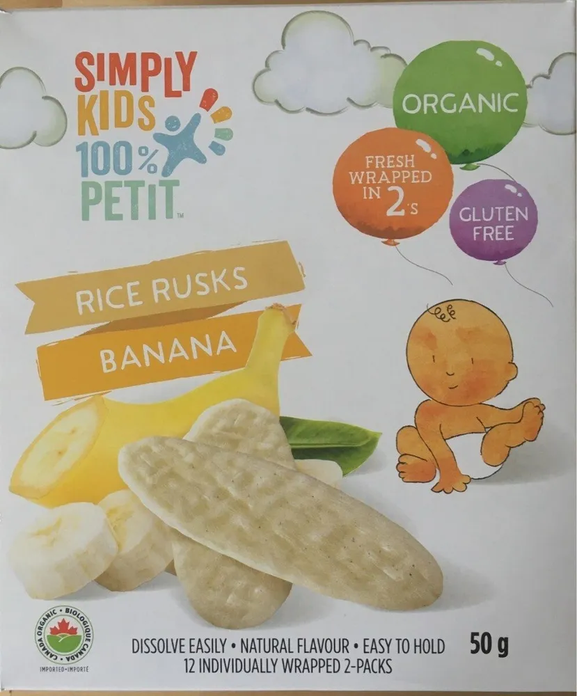 Galettes de riz banane