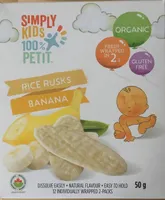 Galettes de riz banane