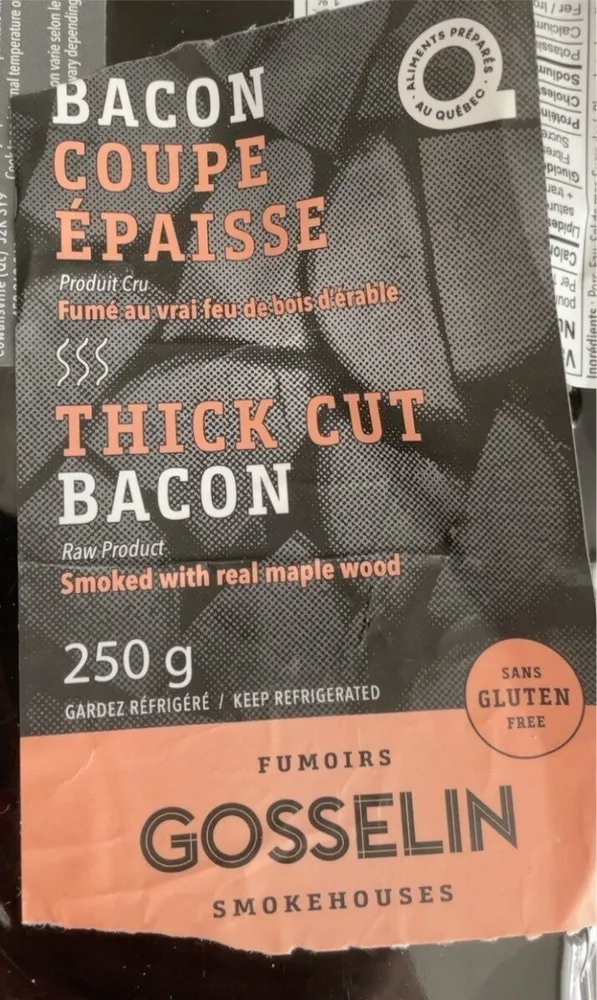 Bacon coupe épaisse