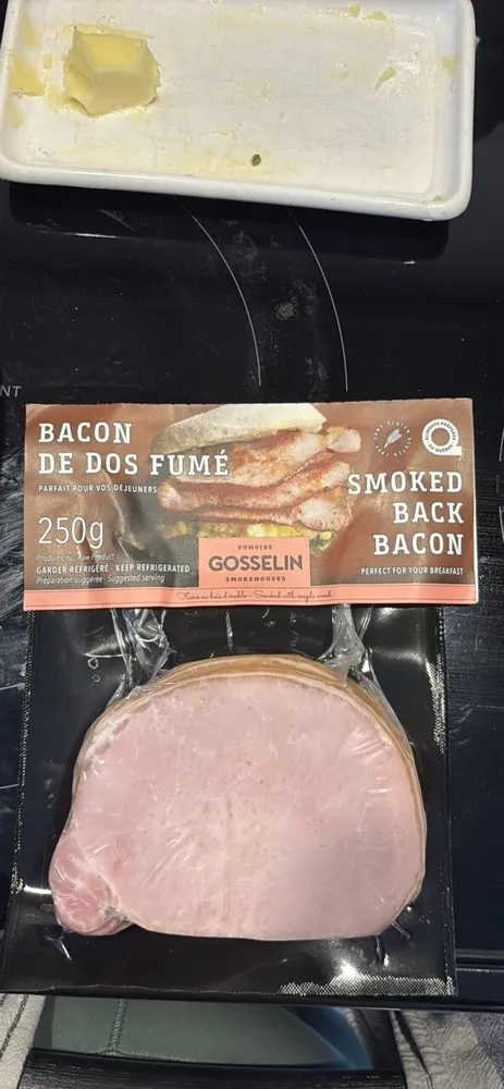 Bacon de dos fumé