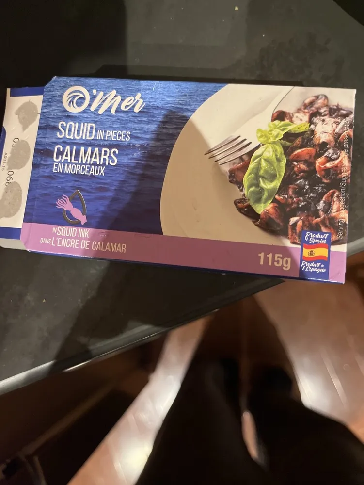 Squid in pieces