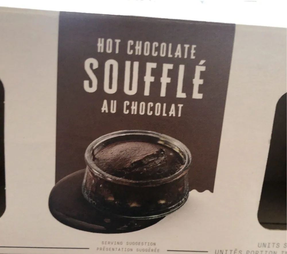 Hot chocolate soufflé